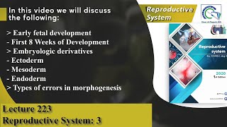 Early fetal development  Ectoderm  Mesoderm  Endoderm  Types of errors in morphogenesis [upl. by Lola]