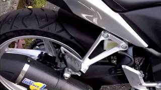 Honda CBR250R with Leo Vince SBK Exhaust Part II [upl. by Aerdnuahs]