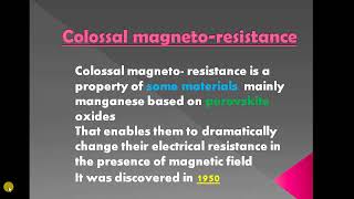 what is colossal magnetoresistance🙄🙄youtubecolossal [upl. by Drawets]