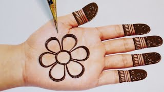 Easy Simple Gol tikki Mehndi designsStylish Mehndi designMehandi ka designMehandiMehndiमहेंदी [upl. by Ahscrop]