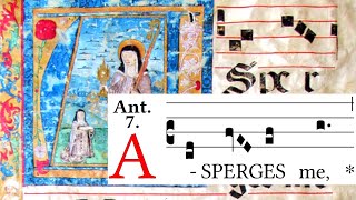 Asperges me  Rite of Sprinkling  Latin Gregorian Chant  Traditional Latin Mass [upl. by Ayatnwahs]