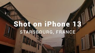 iPhone 13 Cinematic 4k  SANDMARC Anamorphic 155x  Strasbourg France [upl. by Fanning]