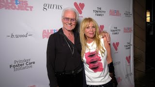 Michael Des Barres and Rosanna Arquette attend the Alexis Project fundraiser red carpet event [upl. by Inge705]