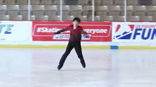 Matthew Centers  Intermediate Men Short Program  2025 Pacific Coast Sectional Singles Final [upl. by Haggai276]