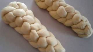 How to braid 6strand challah bread [upl. by Arathorn]