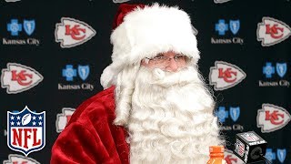 Andy Reid as Santa Claus Talks About His Team After the Game  Dolphins vs Chiefs  NFL Wk 16 [upl. by Gnof282]