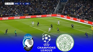 LIVE 🔴 ATALANTA vs CELTIC  UEFA Champions League 20242025 UCL  23 October 2024  FL 2025 [upl. by Aciret]