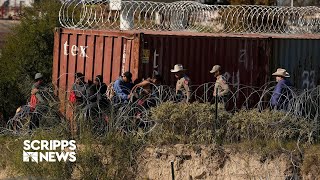 Gods Army protest convoy headed for Southern border [upl. by Corabelle]