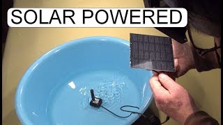 UNBOXING AND TEST SOLAR POWERED WATER PUMP [upl. by Rengia]