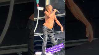 👕🔥 Iggy Pop Stuns with Wild Performance on Global Stadium Tour Users Divided 2023 iggypop [upl. by Nitneuq]