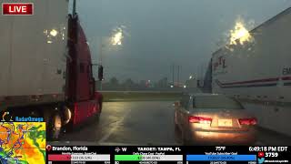 Hurricane Milton Landfall BradentonSarasota FL  Live Stream Archive [upl. by Amethyst]