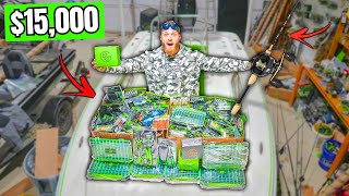 15000 Worlds LARGEST Fishing Unboxing 2024 NEW Rods Reels Lures [upl. by Trefler]