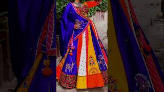 Navratri chaniya choli designs  Traditional navratri dress  Lehenga choli designs gujarati short [upl. by Ahteres]