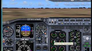 ILS Landing by NAV1  Manual [upl. by Ttcos]