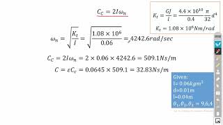 Viscous damping  Torsional Vibration  Problems  Vibration Control [upl. by Oicam609]