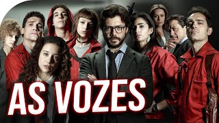 Conheça os Dubladores LA CASA DE PAPEL Sem Spoilers [upl. by Kantos]