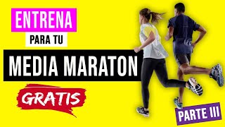 ENTRENAMIENTO para MEDIA MARATÓN ➤ parte 3 RUTINA 2° MES [upl. by Ahselat]