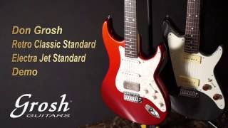 MusicForce Don Grosh Retro Classic Standard amp Electra Jet Standard  Demo [upl. by Oniskey646]