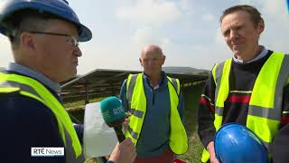 Irelands first largescale solar farm opens in Wicklow [upl. by Chessy481]