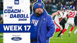 The Coach Daboll Show Previewing Week 17 vs Rams  New York Giants [upl. by Anaehr]