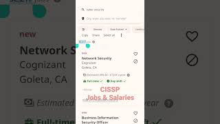 CISSP Jobs and Salaries in the US [upl. by Adnovaj]