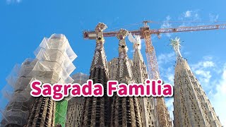 la Sagrada Familia en obras 11 junio 2023 [upl. by Winola]