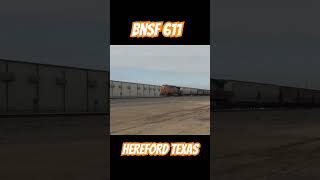 BNSF 611 East BNSF Hereford Subdivision Hereford Texas bnsftrains train [upl. by Enileuqcaj]