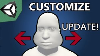 Unity Character Customization with Blendshapes  Update [upl. by Eejan]