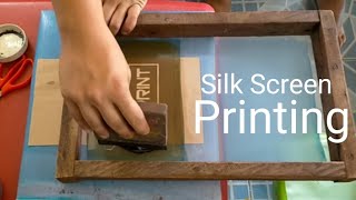 Silk Screen Printing [upl. by Dory164]