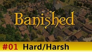 Banished  01  Hard amp Harsh  Lets Play deutschHD [upl. by Rehotsirhc164]