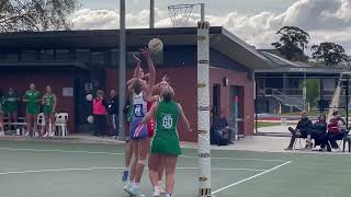 2024 BFNL A grade netball grand final Gisborne v Kangaroo Flat third quarter [upl. by Davidde872]