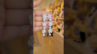 Stylish Earrings 😍 earrings jewelry trending ytshorts [upl. by Angi]