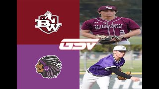 Belleville West vs Mascoutah FULL HIGHLIGHTS baseball [upl. by Ennaer]