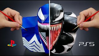 How to Sculpt VENOM from Polymer Clay  Marvel Comic Book Style [upl. by Ivah]