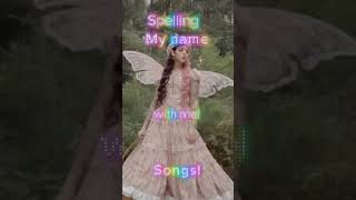 Spelling my name with Mel songs comment your name for my next vid fypviralシ melaniemartinez [upl. by Marlena]