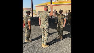 Marine Corps ReEnlistment Ceremony MCAS Yuma [upl. by Aniraz]