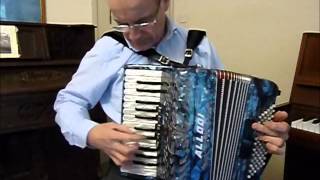 Demo of voices of Allodi 2672 accordion  Primrose Polka [upl. by Enihsnus]