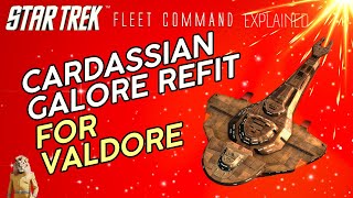 Cardassian Galore Refit for Valdore  How to play Star Trek Fleet Command  Outside Views STFC [upl. by Handal217]