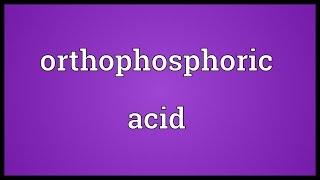 Preparation amp properties of Ammonium phosphates ammonium salts of orthophosphoric acid [upl. by Nutter259]