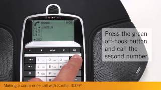 Making a conference call with Konftel 300IP [upl. by Towland496]