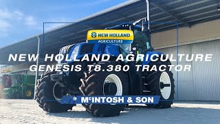 New Holland Agriculture Genesis T8380 Tractor [upl. by Eldnar]