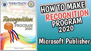 How to make School Program InvitationInvitation CardRecognitionGraduation Program MS Publisher [upl. by Mcleroy]