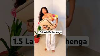 15 Lakh Ka Lehenga😱😱viralvideo meesho makeup fashion meeshohaul samayraunicorn viralshorts [upl. by Oel]