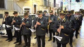 Banda di Triggiano  Marcia Angela  Apertura festa di San Trifone 2024 Adelfia Bari [upl. by Katlaps]