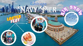 LOBSTER FEST CHICAGO 2024 AIR SHOW 2024 [upl. by Akyssej]