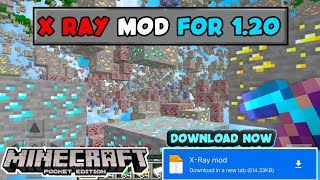 XRAY Texture Pack For MCPEBedrock 120👁️ XRAY Mod For Minecraft Pe 120 [upl. by Orteip967]