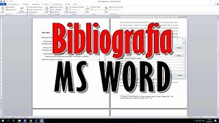 Dodawanie bibliografii w Microsoft Word [upl. by Debi834]