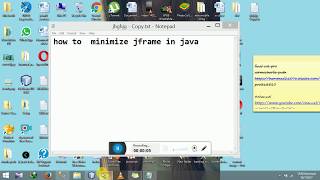 How to minimize and close jframe using code [upl. by Maharg]