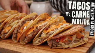 Tacos de carne molida fáciles y rendidores [upl. by Etterual]