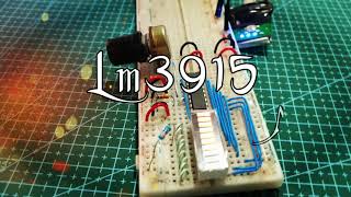 LM3915 NIVEL DE VOLTAGE [upl. by Franklin736]